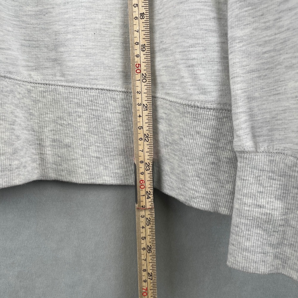 Disney Parks Disneyland Castle Rainbow Satin Applique Gray Sweatshirt M JT22997 - Picture 6 of 6